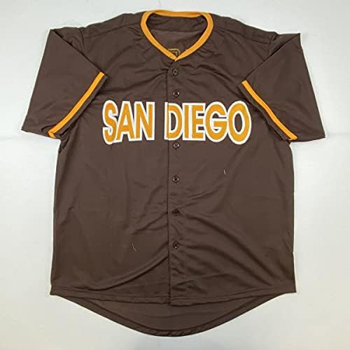İmzalı / İmzalı Fernando Tatis Jr. San Diego Kahverengi Beyzbol Forması JSA COA