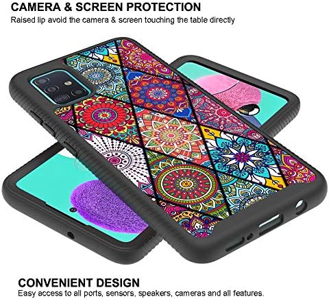 LEXNEC Kılıf Kapak Samsung Galaxy A51 5G, Galaxy A51 5G Tasarım Sevimli Kılıf, [Verizon'dan A51 5G UW için Değil]