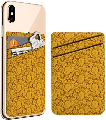 (Desen Tasarımı) Cep Telefonu Sopa KİMLİK Kredi Kartı Deri Tutucu Cüzdan Cep Kılıfı Kol, iPhone ile Uyumlu, Samsung