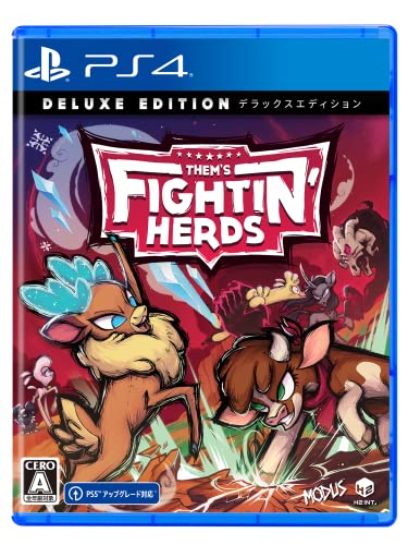 Them's Fightin' Herds: Deluxe Edition (ゼムズ ファイティン ハーズ デラックスエディション) -PS4 【特典】シーズン1パス※ゲーム内に実装(DLCプレイアブルキャラクター(4キャラクター)、追加パレットパック、追加ピクセルロビーアクセサリー)