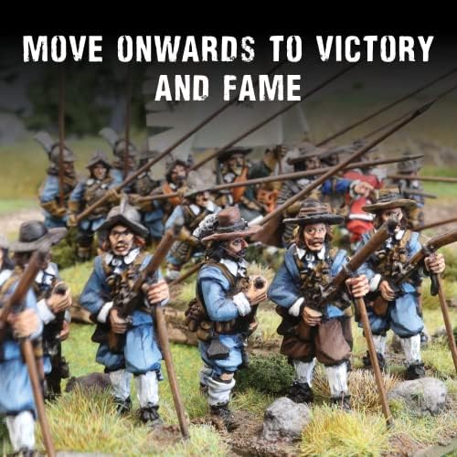 Savaş Oyunları Teslim Edildi Pike ve Shotte-Piyade Alayı. 28mm Taban Devrimci Minyatür Askeri Askerler Minyatür Savaş